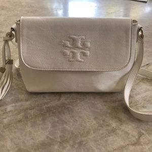 Tory burch white crossbody bag